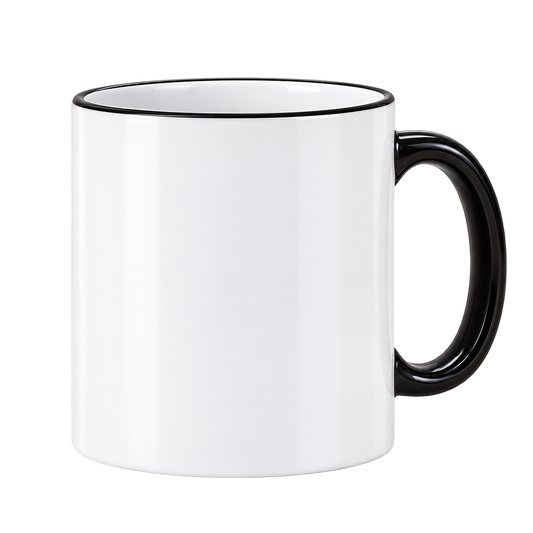 Zaubertasse mit Foto – 300 ml – Blanko ohne Logo und Motiv, transparenter Hintergrund – Warmzustand – Produktvisualisierung