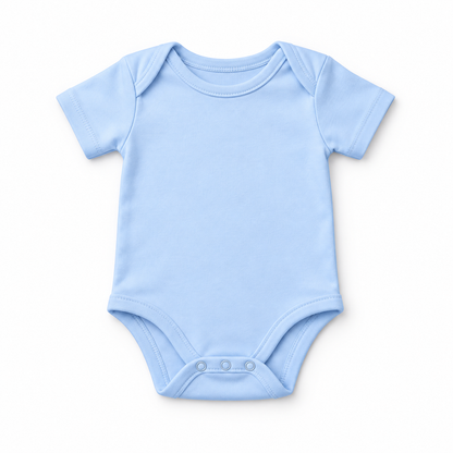 Babybody – Hellblau – Produktvisualisierung