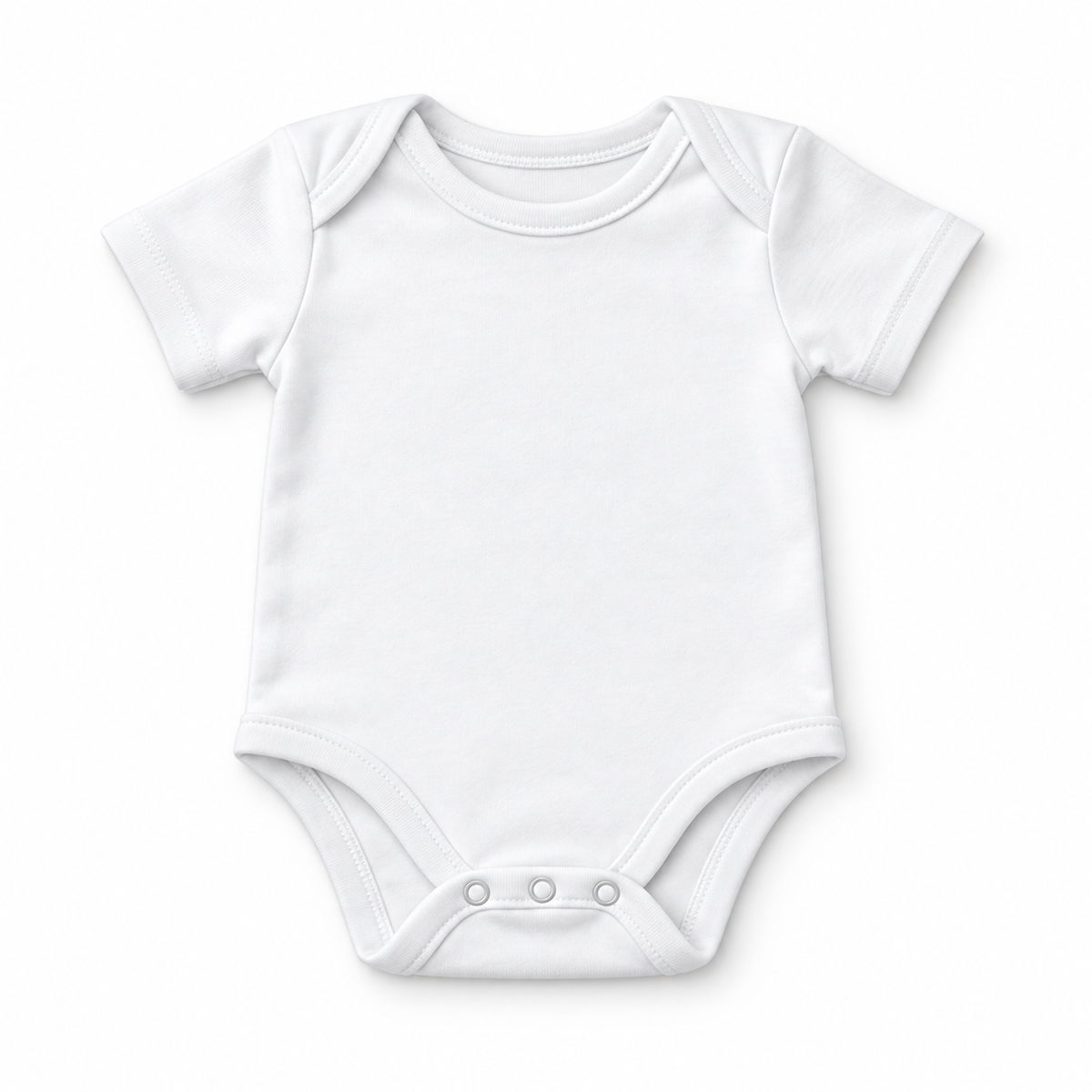 Babybody – Weiß – Produktvisualisierung