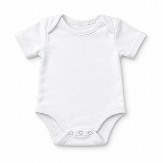 Babybody – Weiß – Produktvisualisierung