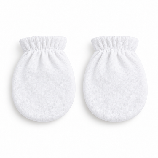Baby-Handschuhe – Weiß – Produktvisualisierung