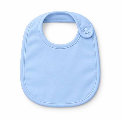 Baby-Lätzchen – Hellblau – Produktvisualisierung