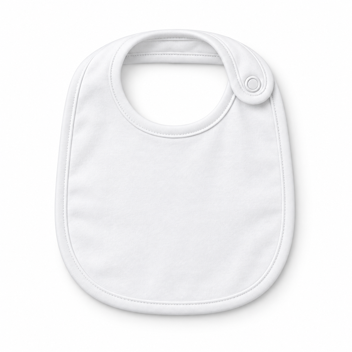 Baby-Lätzchen – Weiß – Produktvisualisierung