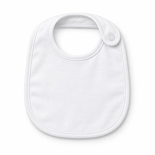 Baby-Lätzchen – Weiß – Produktvisualisierung