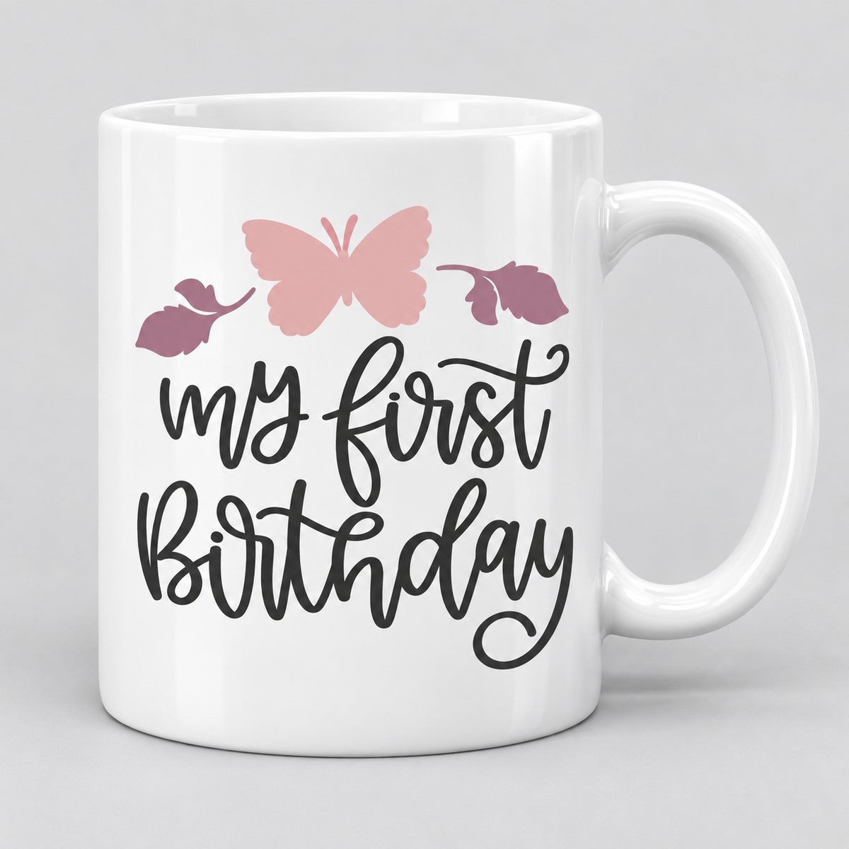 Keramiktasse – My First Birthday – Produktvisualisierung