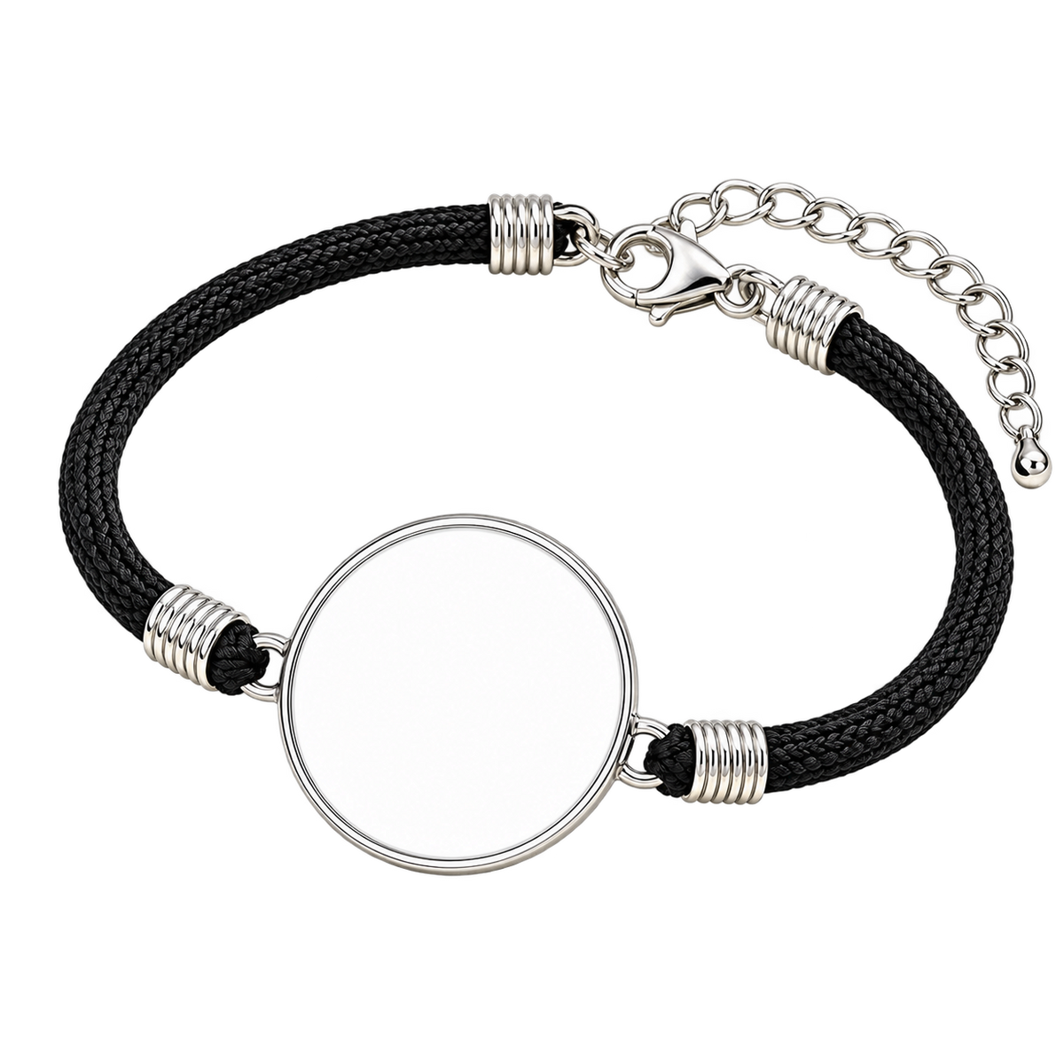 Foto-Armband personalisieren – rundes Motiv – Blanko ohne Logo und Motiv, transparenter Hintergrund – Produktvisualisierung