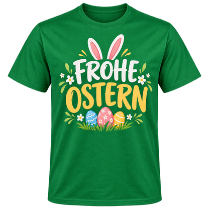 T-Shirt – Frohe Ostern – Grün