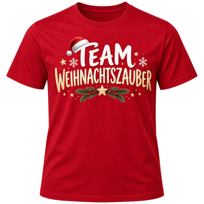 T-Shirt – Team Weihnachtszauber – Rot