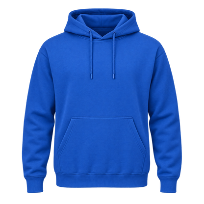 hoodie blau – Vorderseite