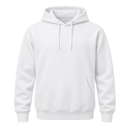 hoodie weiss – Vorderseite