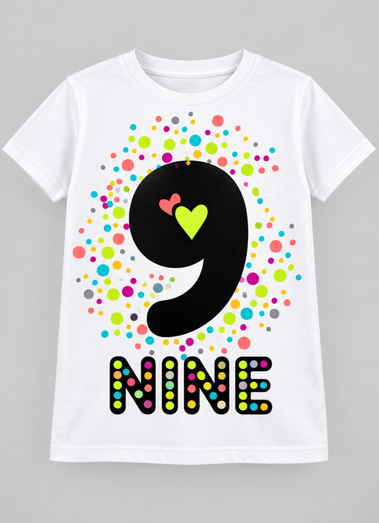 Nine 9 Letter – Produktvisualisierung