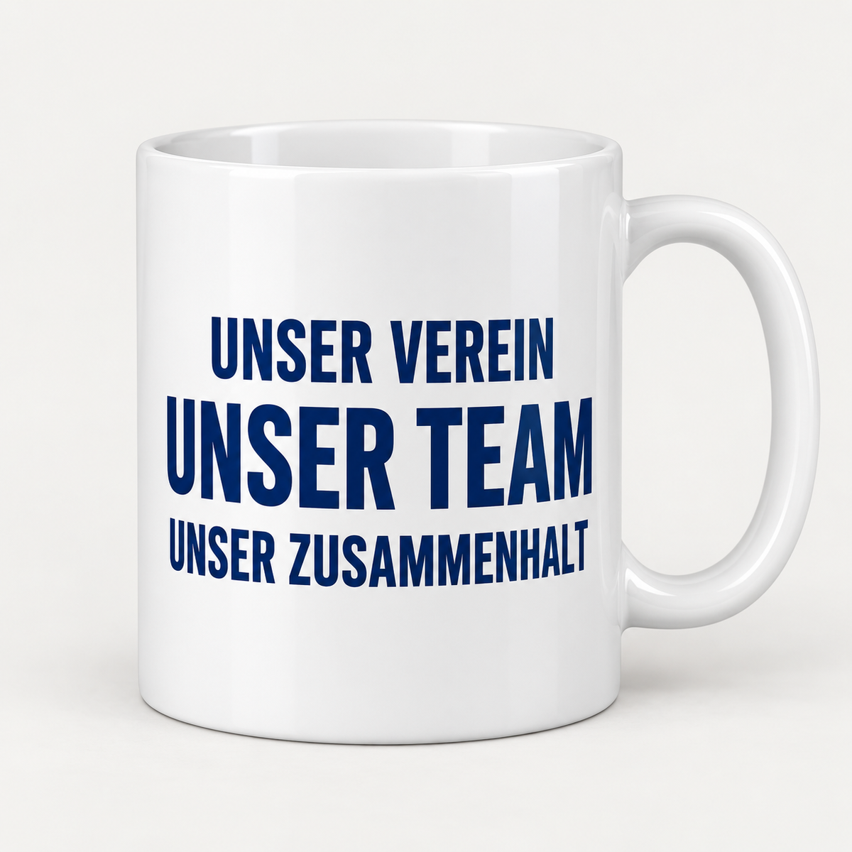 Keramiktasse – Unser Verein, unser Team