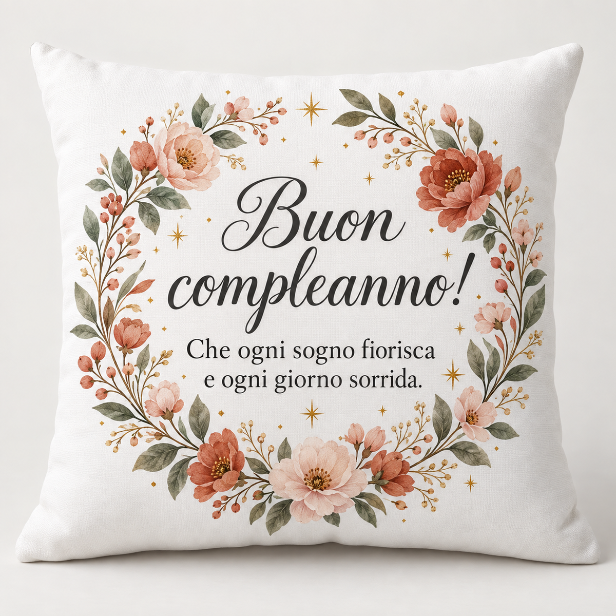 Kissen – Geburtstag – Italienisch