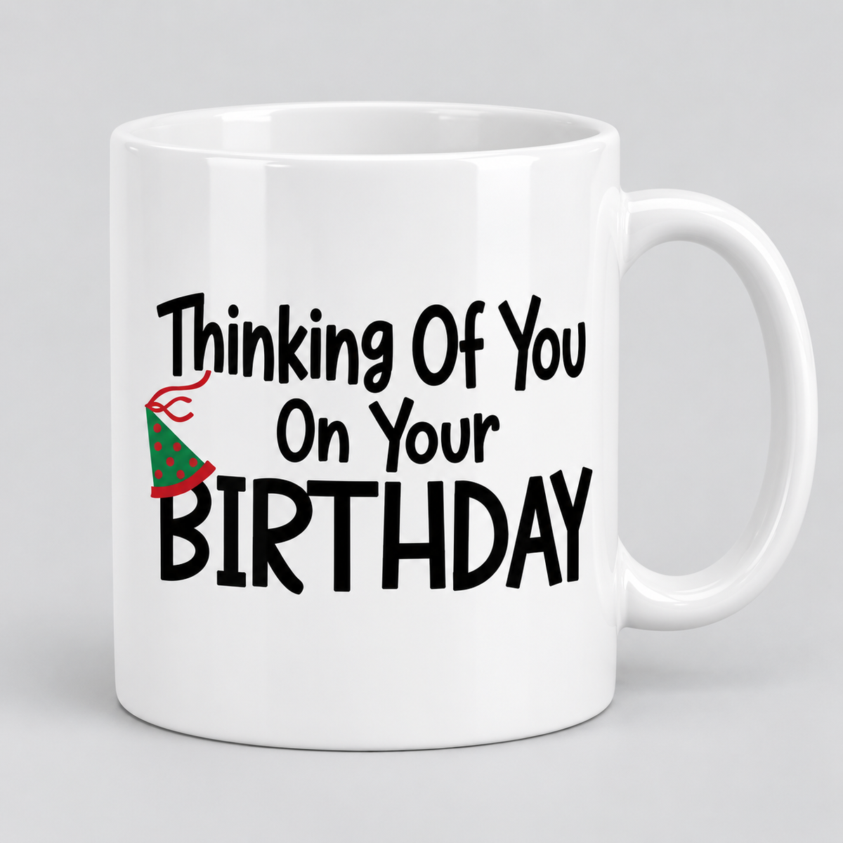 Keramiktasse – Thinking Of You On Your Birthday – Produktvisualisierung