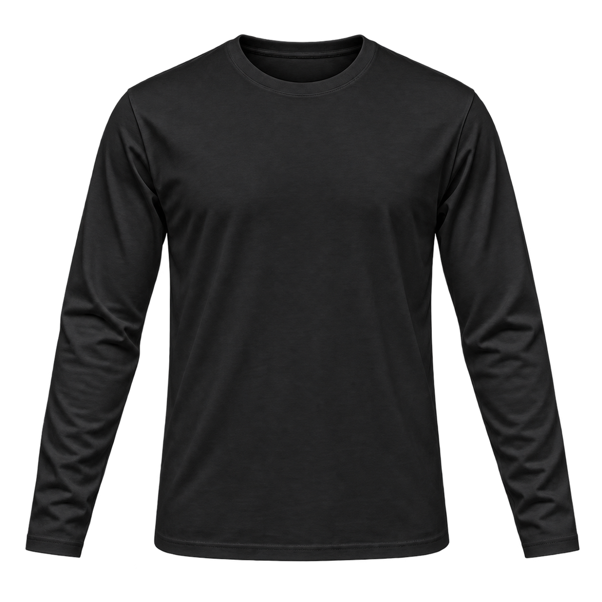 langarm front schwarz