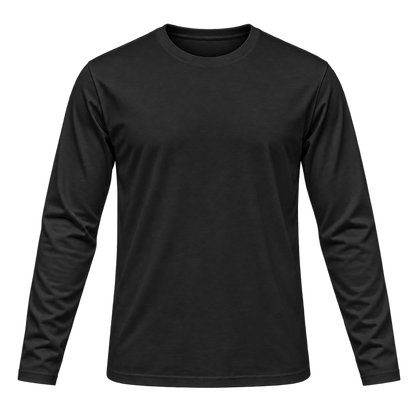 langarm front schwarz