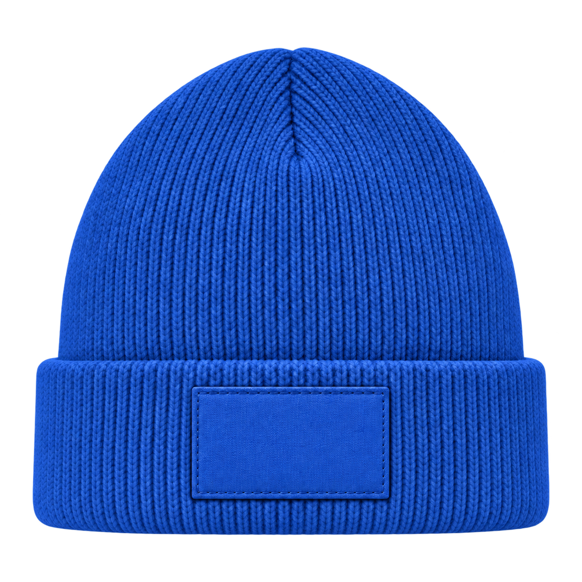 Mütze blau mit gleichfarbigem Patch