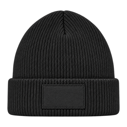 Mütze schwarz mit gleichfarbigem Patch