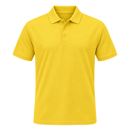 poloshirt gelb – Vorderseite