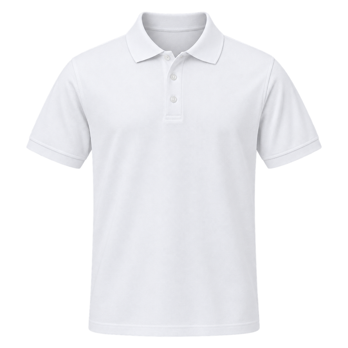 poloshirt weiss – Vorderseite