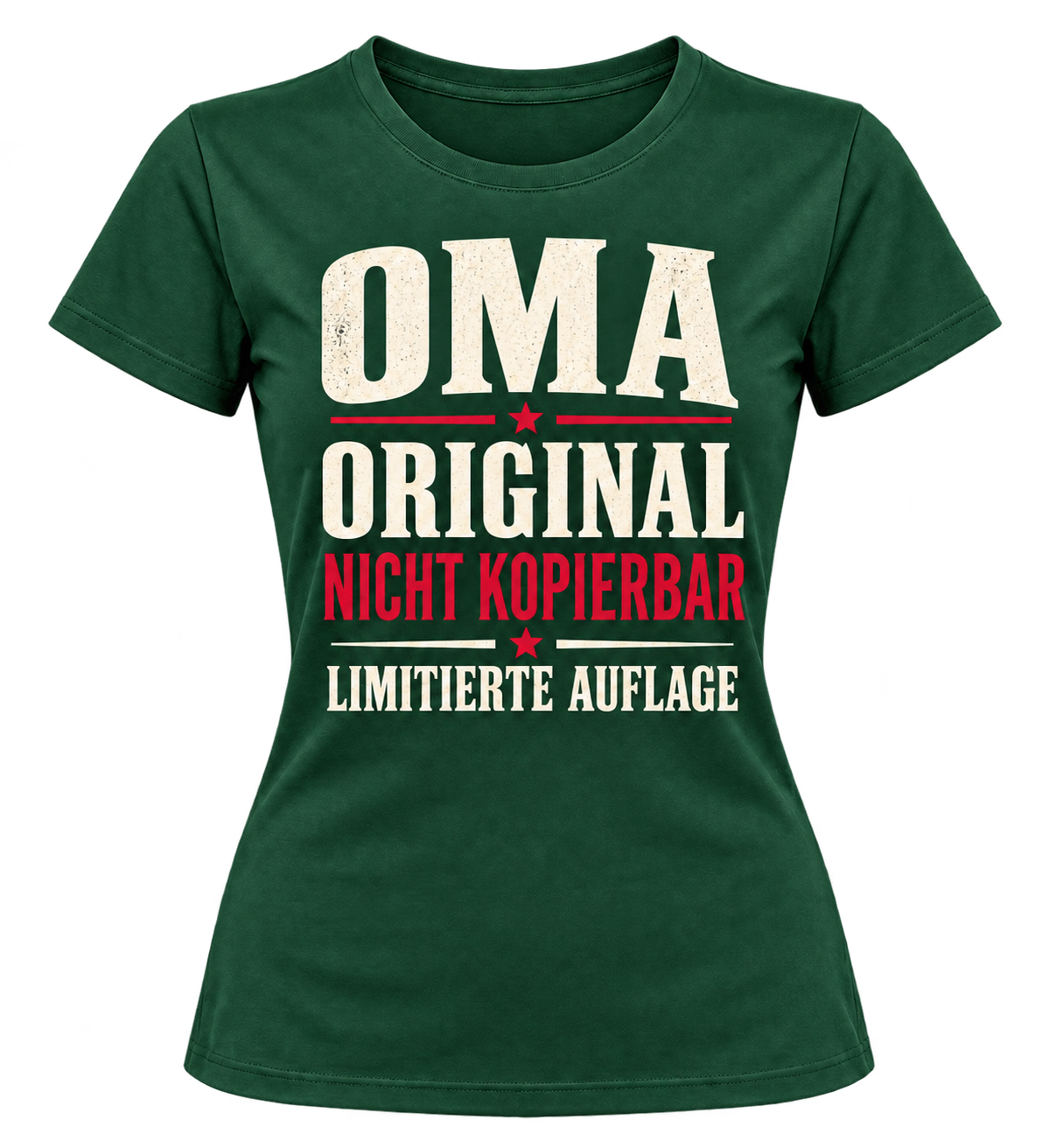 Damen-T-Shirt – OMA – Original, nicht kopierbar – Grün
