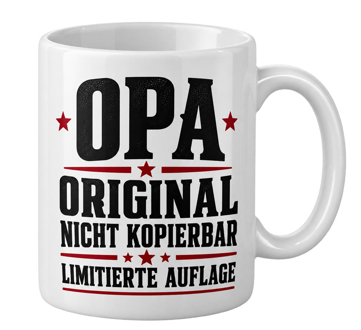 Tasse – OPA – Original, nicht kopierbar – Produktvisualisierung