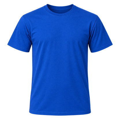 T-Shirt Blau – Vorderansicht