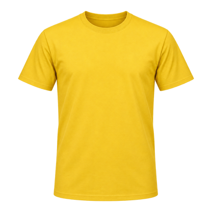 T-Shirt Gelb – Vorderansicht