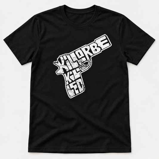 Kill Or Be Killed T-Shirt – Schwarz – Produktvisualisierung