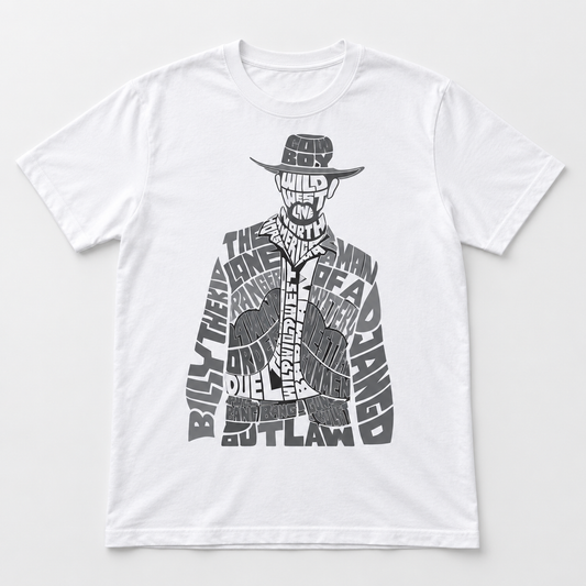 Cowboy T-Shirt – Weiß – Produktvisualisierung