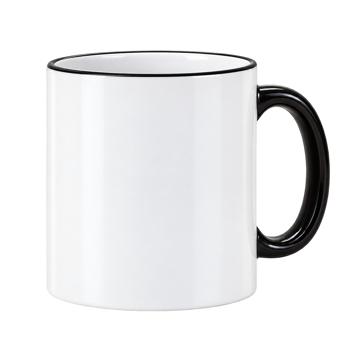 Zaubertasse mit Foto – 300 ml – Blanko ohne Logo und Motiv, transparenter Hintergrund – Warmzustand – Produktvisualisierung