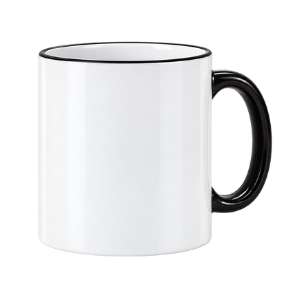Zaubertasse mit Foto – 300 ml – Blanko ohne Logo und Motiv, transparenter Hintergrund – Warmzustand – Produktvisualisierung